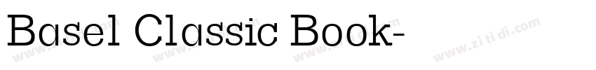 Basel Classic Book字体转换
